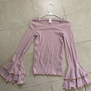 free people striped long sleeve